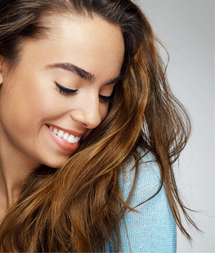 Woman with a nice nose