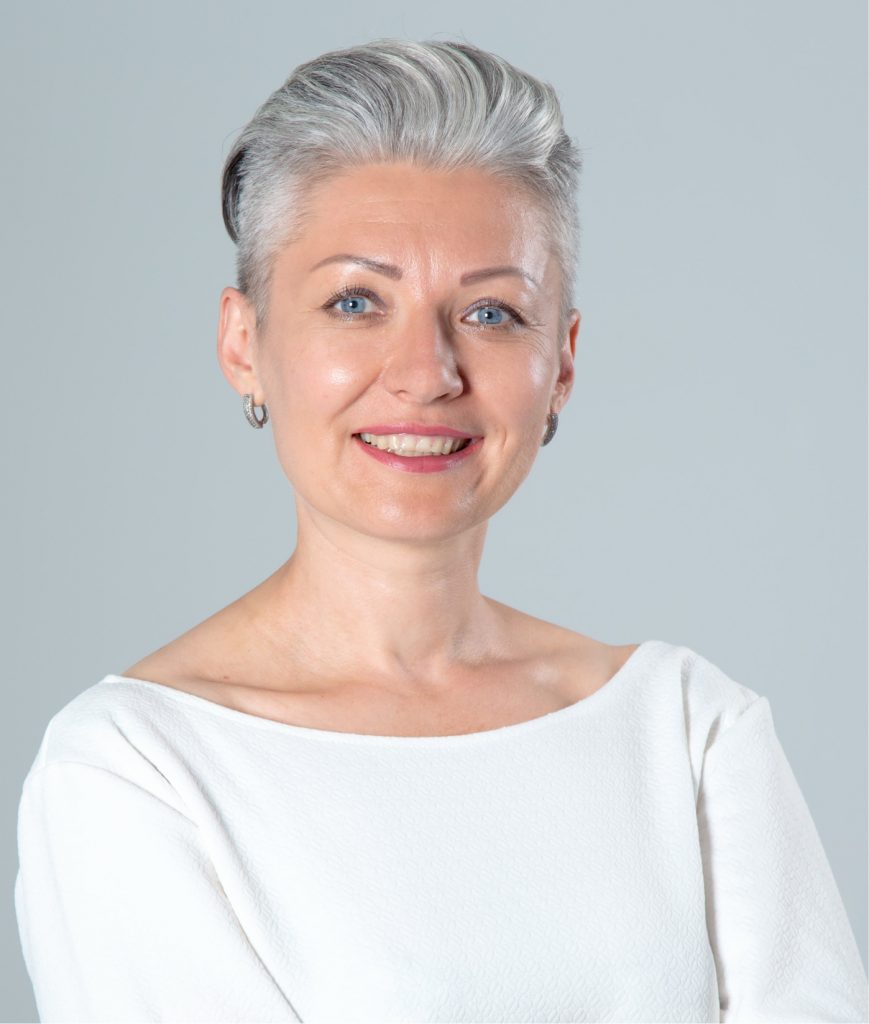 Older woman with great skin