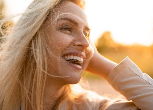 Happy woman after ThermiVa Vaginal Rejuvenation